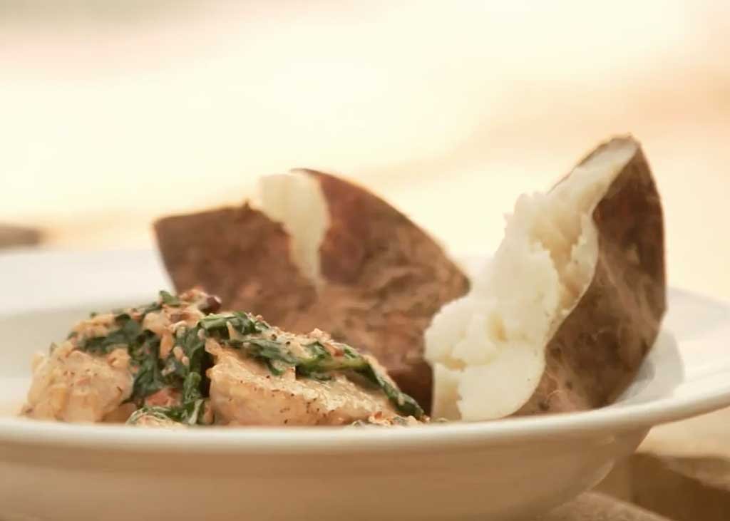 Succulent Pork Fillet with Nutmeg Rum Cream