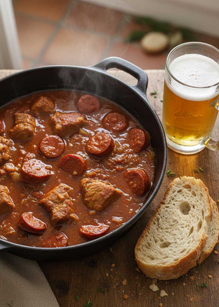 Chorizo and Pork Canarian Stew