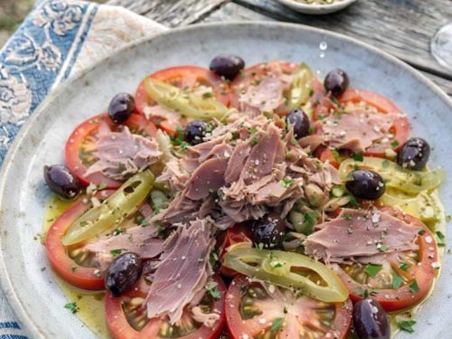 RAF Tomato, Tuna and Olive Salad